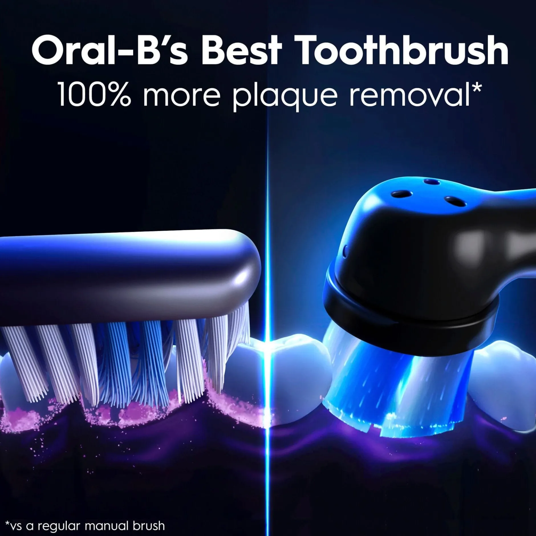 Oral-B iO10 Eltandborste Svart 1 Tandborsthuvud, Resefodral med laddare & Hållare till borsthuvud