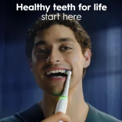 Oral-B iO9 Eltandborste Vit 2 Tandborsthuvuden, Resefodral med laddare & Hållare till borsthuvud