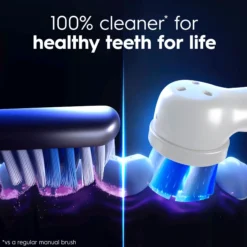 Oral-B iO9 Eltandborste Vit 2 Tandborsthuvuden, Resefodral med laddare & Hållare till borsthuvud