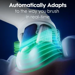 Oral-B iO9 Eltandborste Vit 2 Tandborsthuvuden, Resefodral med laddare & Hållare till borsthuvud