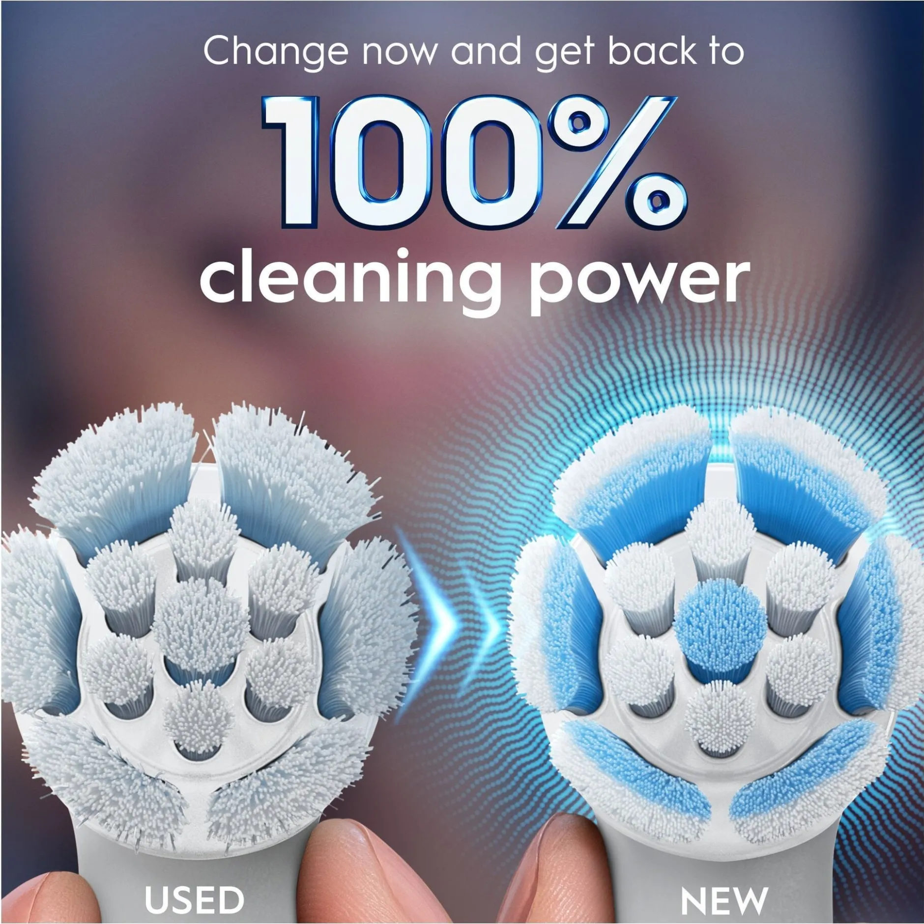 Oral-B iO Gentle Care Tandborsthuvuden Vit 3 st