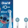 Oral B iO Kids Disney Stitch Tandborsthuvuden för Barn över 6 år 2 st