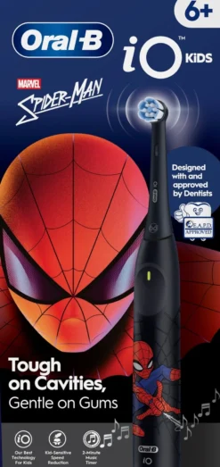 Oral B iO Kids Marvel Spider Man Eltandborste 1 tandborsthuvud