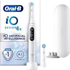 Oral-B iO 6S White Eltandborste Designed By Braun 1 st