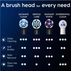 Oral-B iO Ultimate Clean Tandborsthuvuden Svart 3 st
