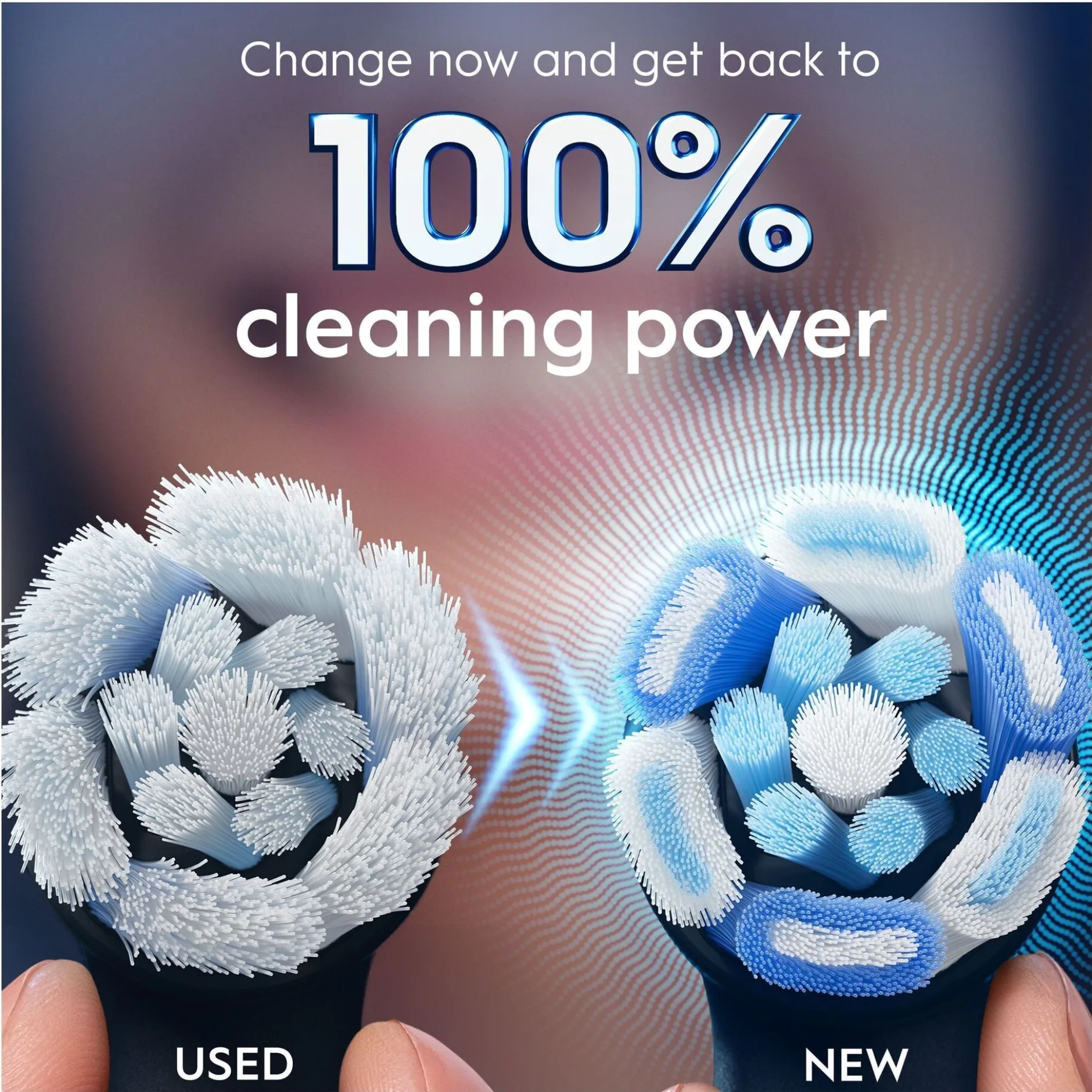 Oral-B iO Ultimate Clean Tandborsthuvuden Svart 8 st