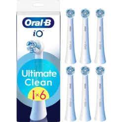 Oral-B iO Ultimate Clean Tandborsthuvuden Vit 6 st