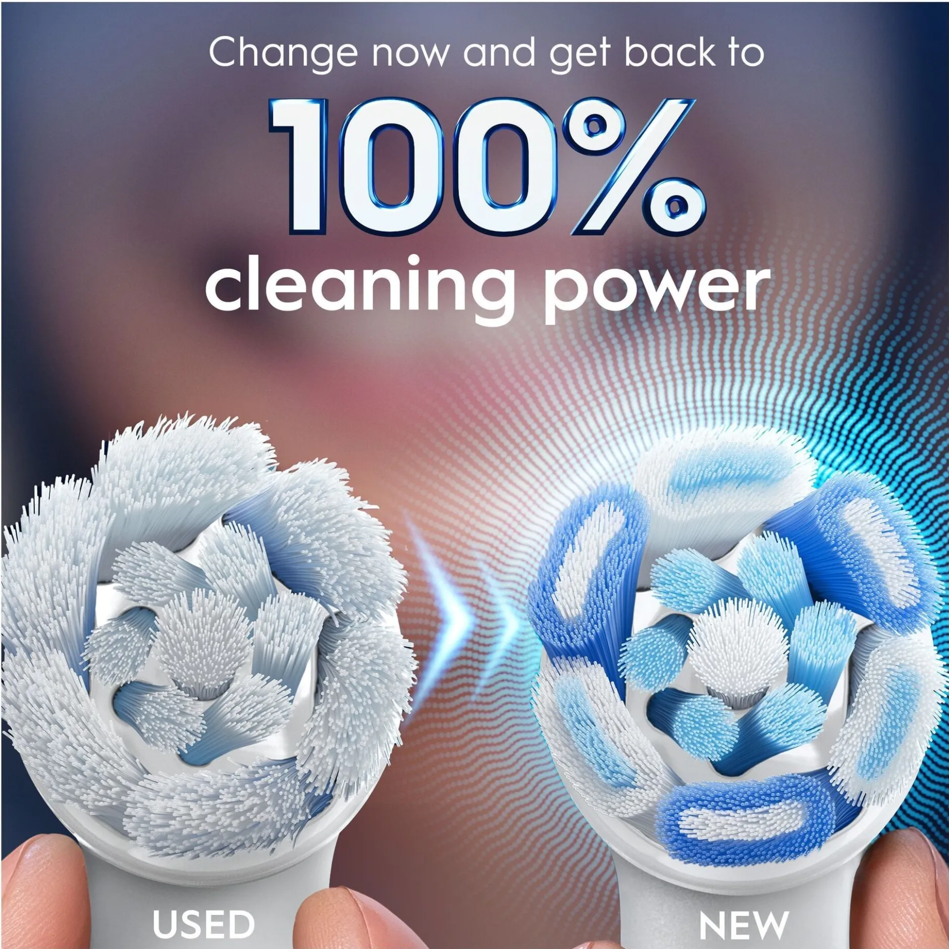 Oral-B iO Ultimate Clean Tandborsthuvuden Vit 8 st