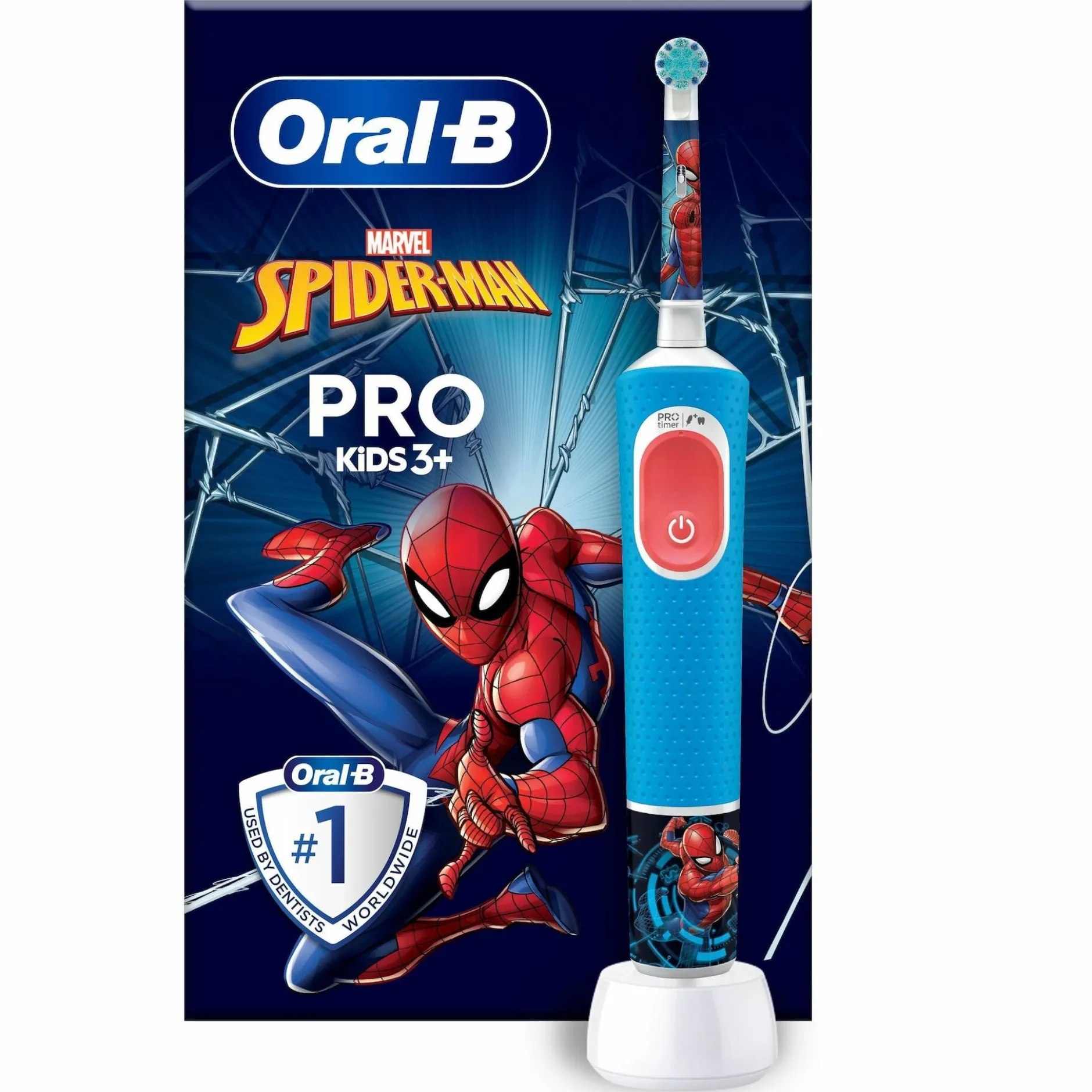 Oral-B Pro Kids Eltandborste För Barn Spider-Man