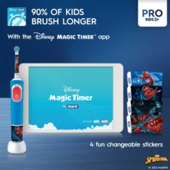 Oral-B Pro Kids Eltandborste För Barn Spider-Man