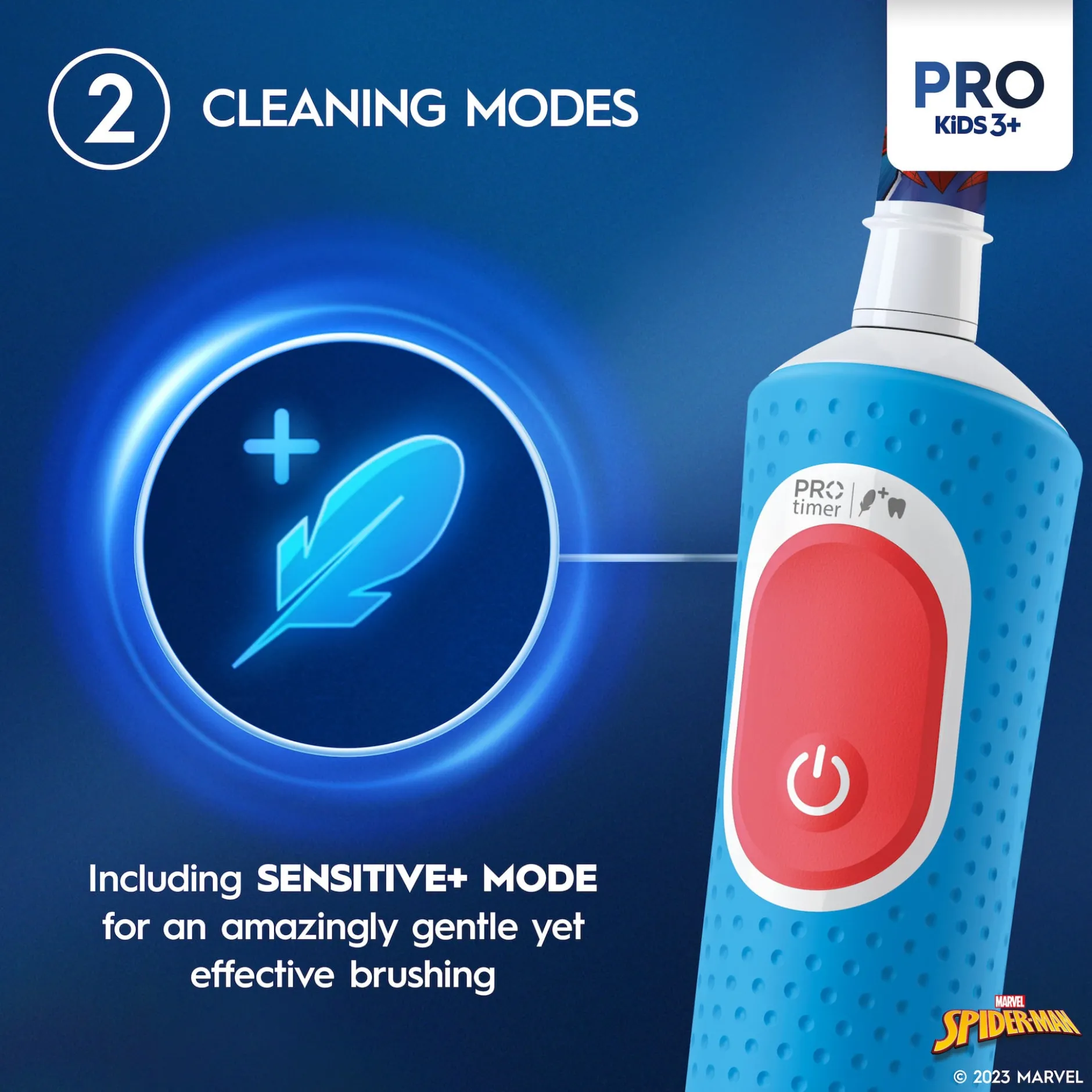 Oral-B Pro Kids Eltandborste För Barn Spider-Man