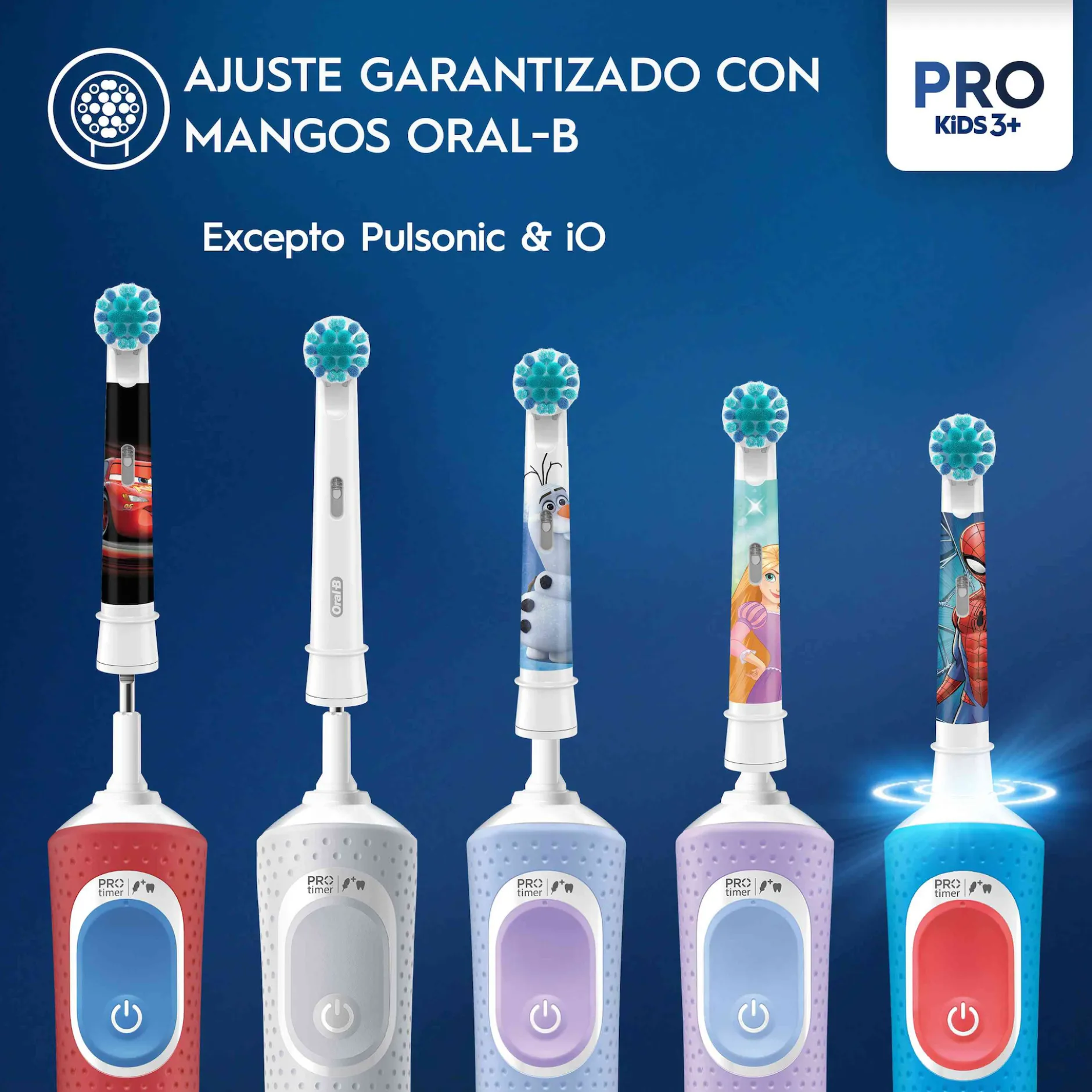 Oral-B Pro Kids Tandborsthuvud Frozen 4 st
