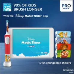 Oral-B Pro Kids The Lion King Eltandborste Designed By Braun