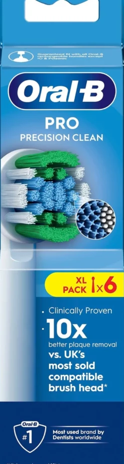 Oral-B Pro Precision Clean tandborsthuvuden 6 st