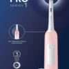 Oral-B Pro 1 Rosa eltandborste, 2 huvuden