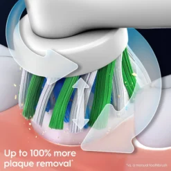 Oral-B Pro 1 Svart eltandborste, 2 huvuden