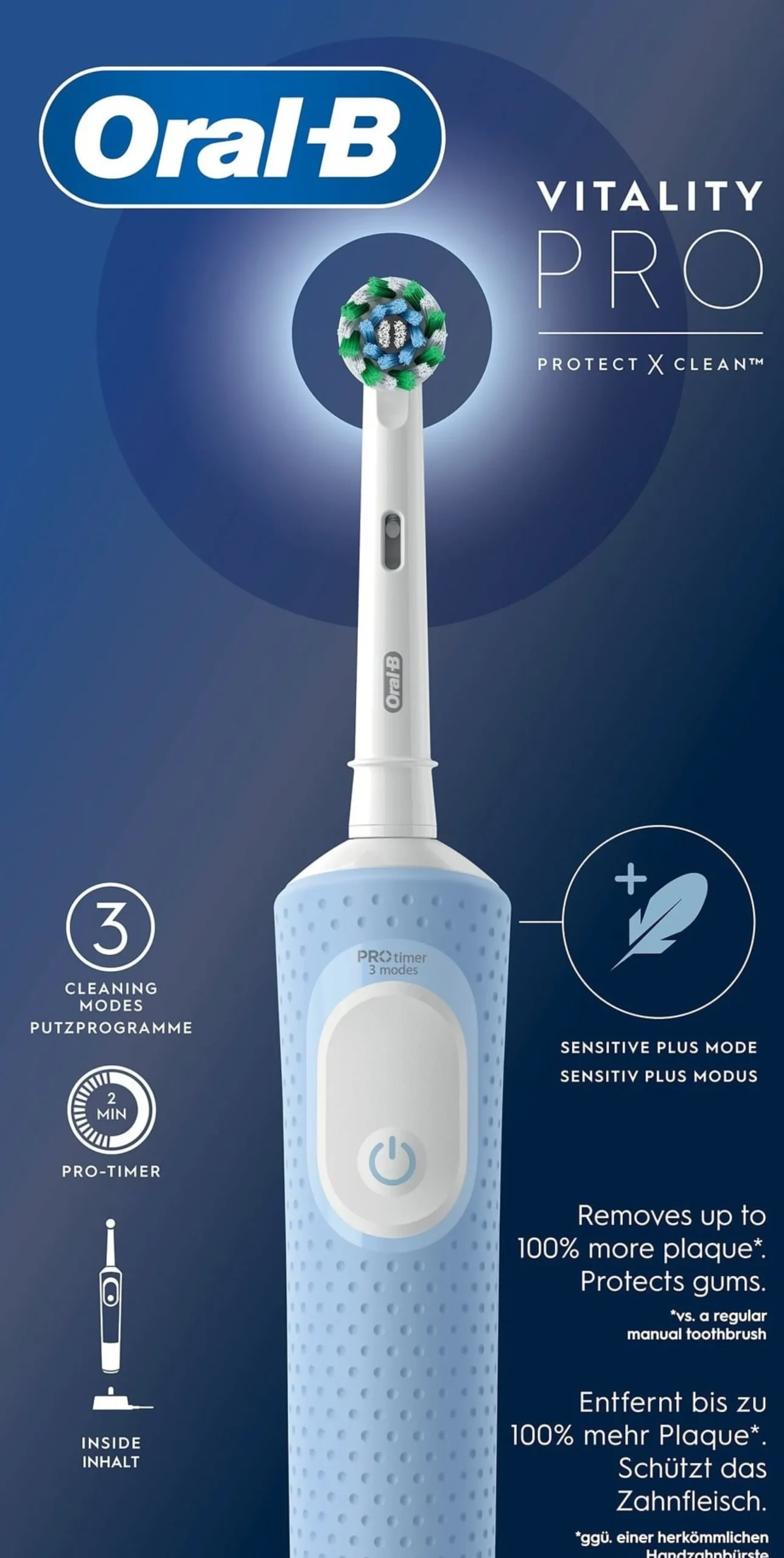 Oral-B Vitality Pro Blå eltandborste