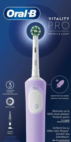 Oral-B Vitality Pro Lila Eltandborste