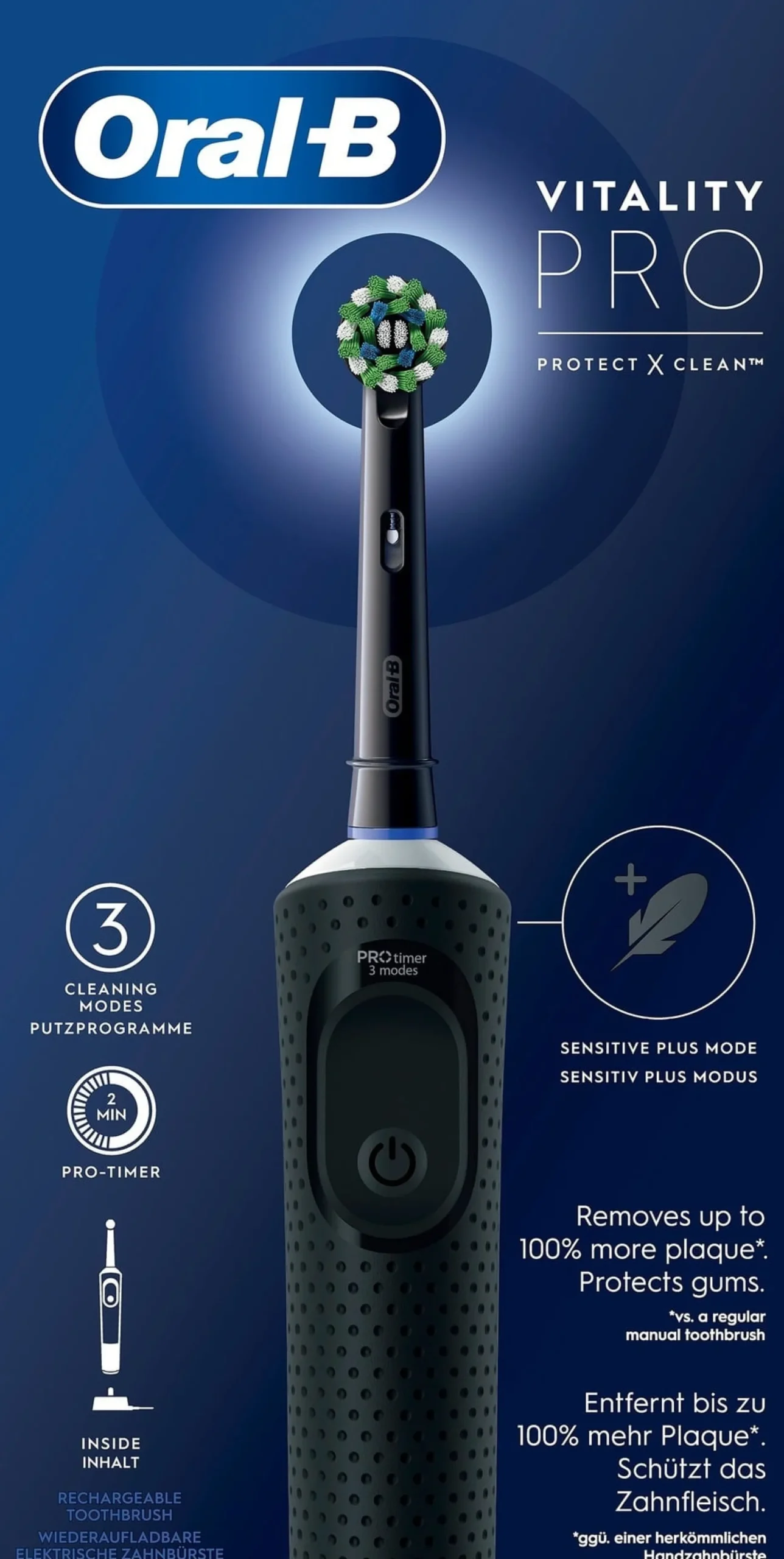 Oral-B Vitality Pro Svart Eltandborste