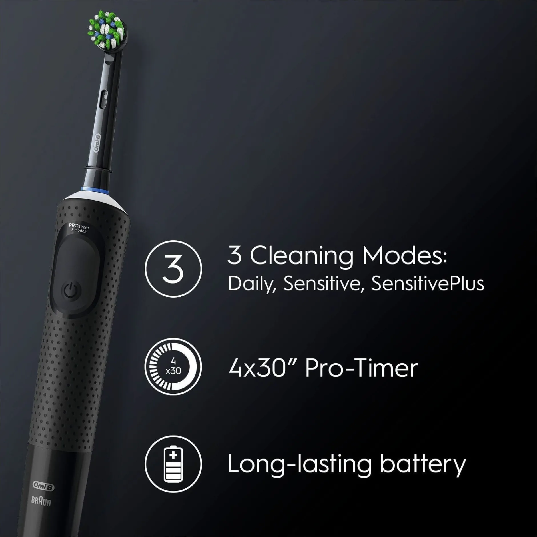 Oral-B Vitality Pro Svart Eltandborste