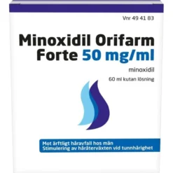 Orifarm Minoxidil Orifarm Forte 50mg/ml Kutan Lösning 60 ml