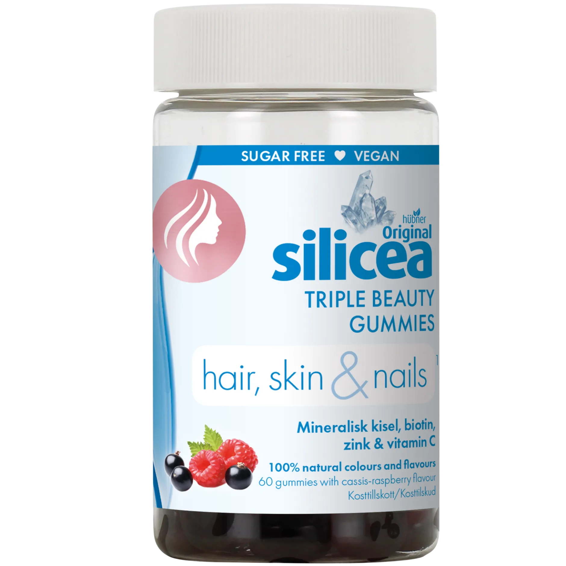 Original Silicea Triple Beauty Gummies Hair, Skin and Nails 60 st
