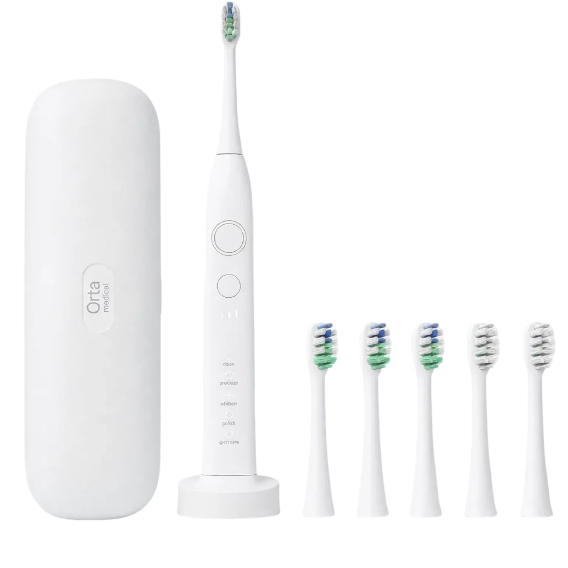 Orta Ultra Sonic Eltandborste Vit - 180 dagars batteritid