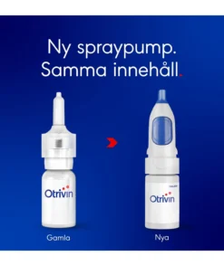 Otrivin Comp Nässpray Lösning 0,5 mg/ml + 0,6 mg/ml 10 ml