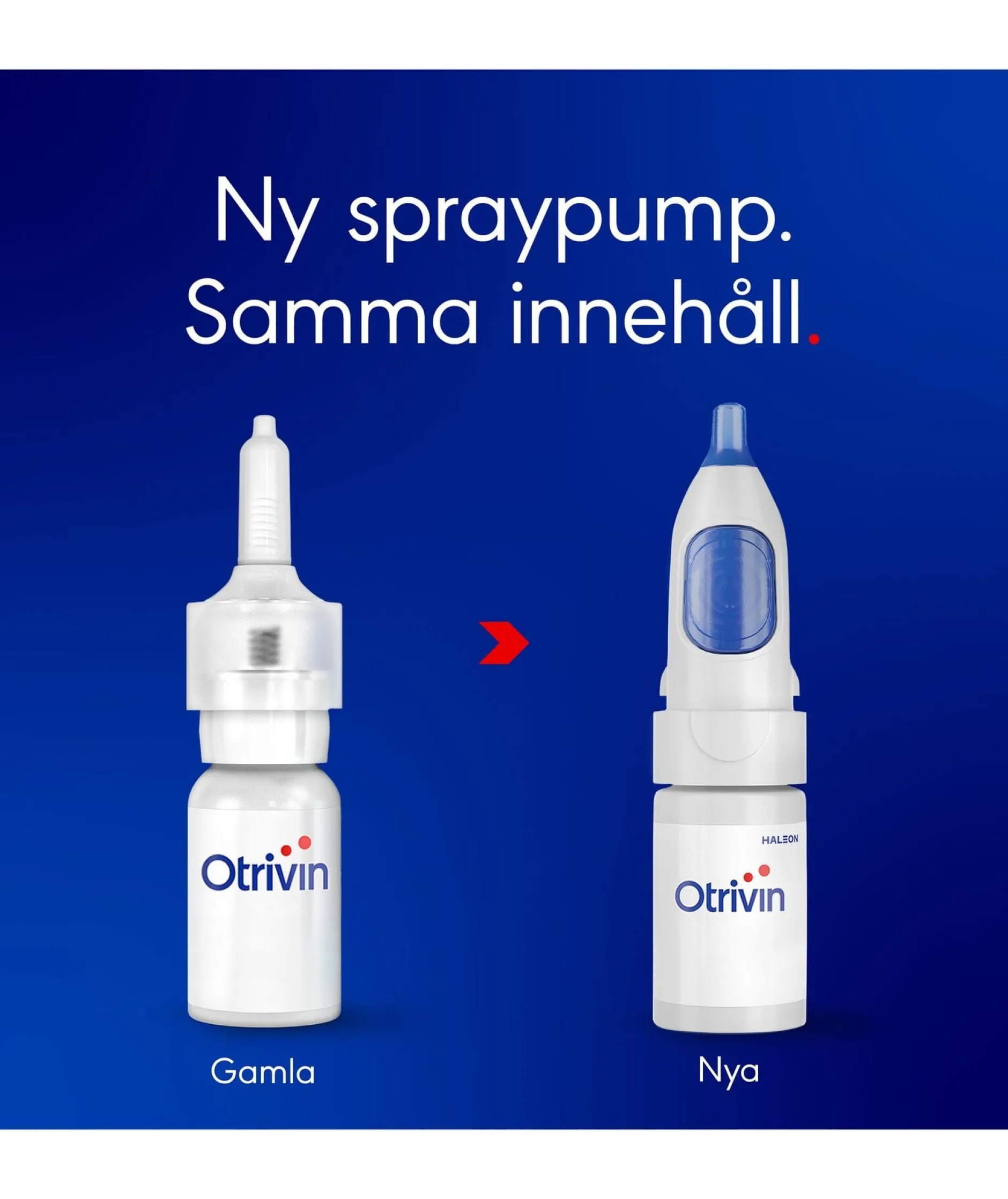 Otrivin Comp Nässpray Lösning 0,5 mg/ml + 0,6 mg/ml 10 ml