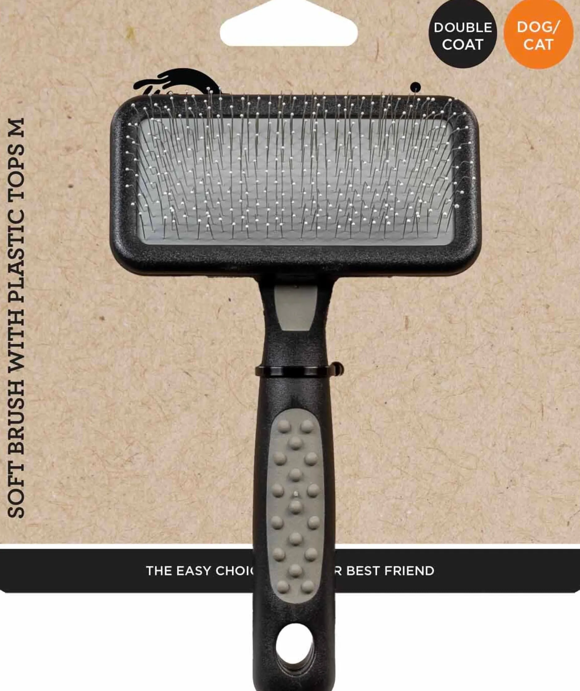 Ozami Soft Brush With Plastic Tops Medium 14,5x9x3 cm