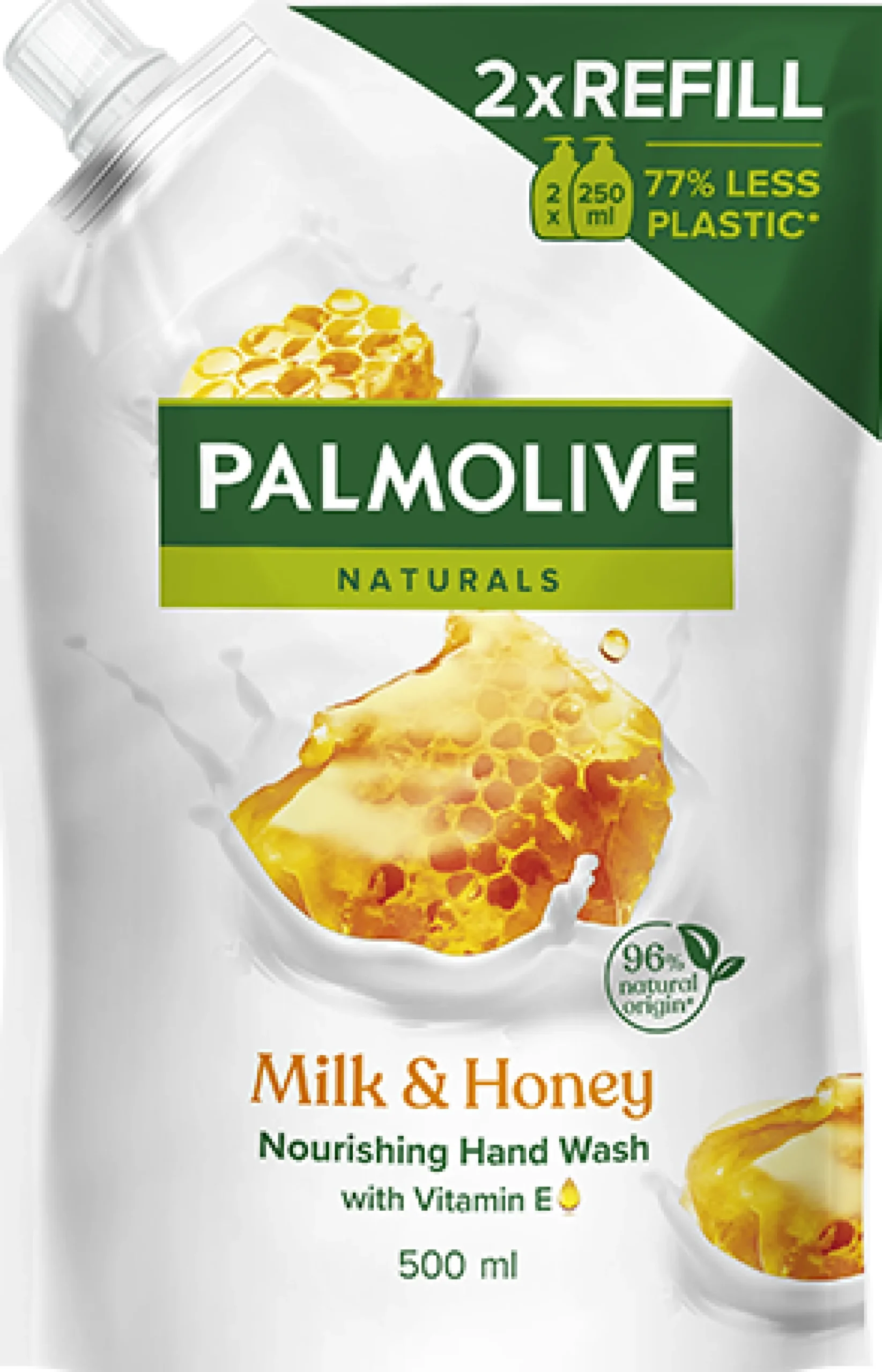 Palmolive Naturals Milk & Honey Handtvål Refill 500 ml