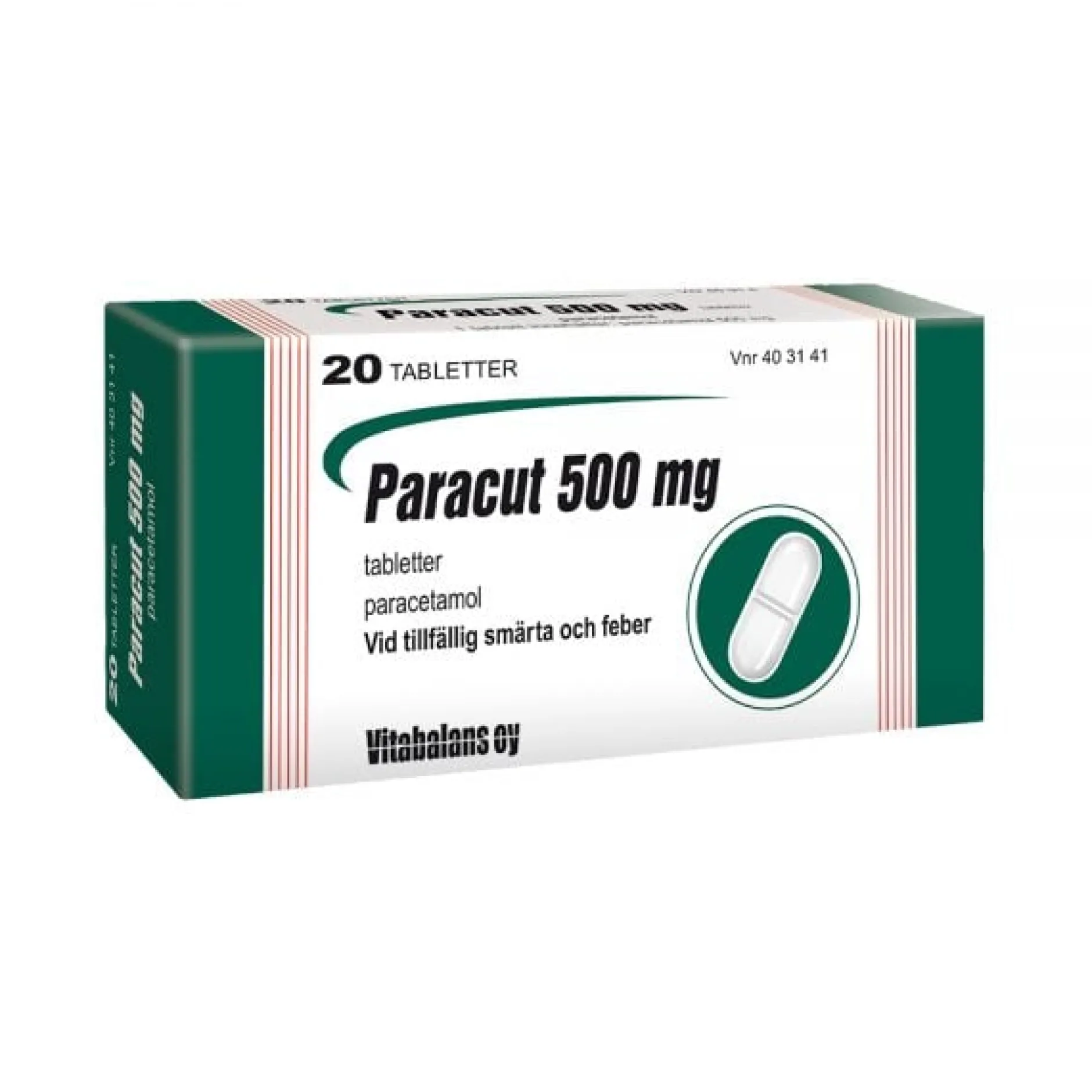 Paracut 500 mg tabletter 20 st