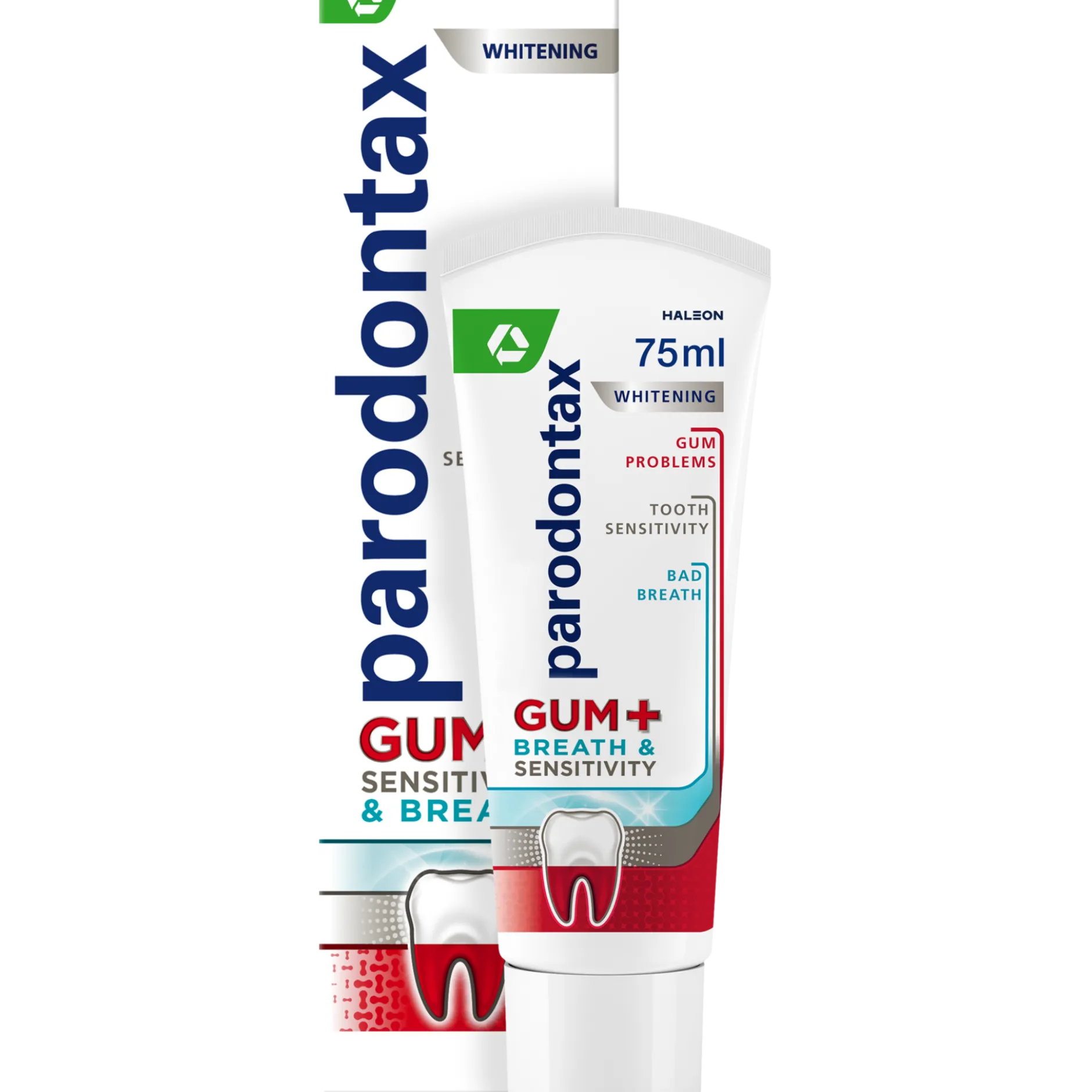 Parodontax Gum+ Sensitivity & Breath Tandkräm 75 ml