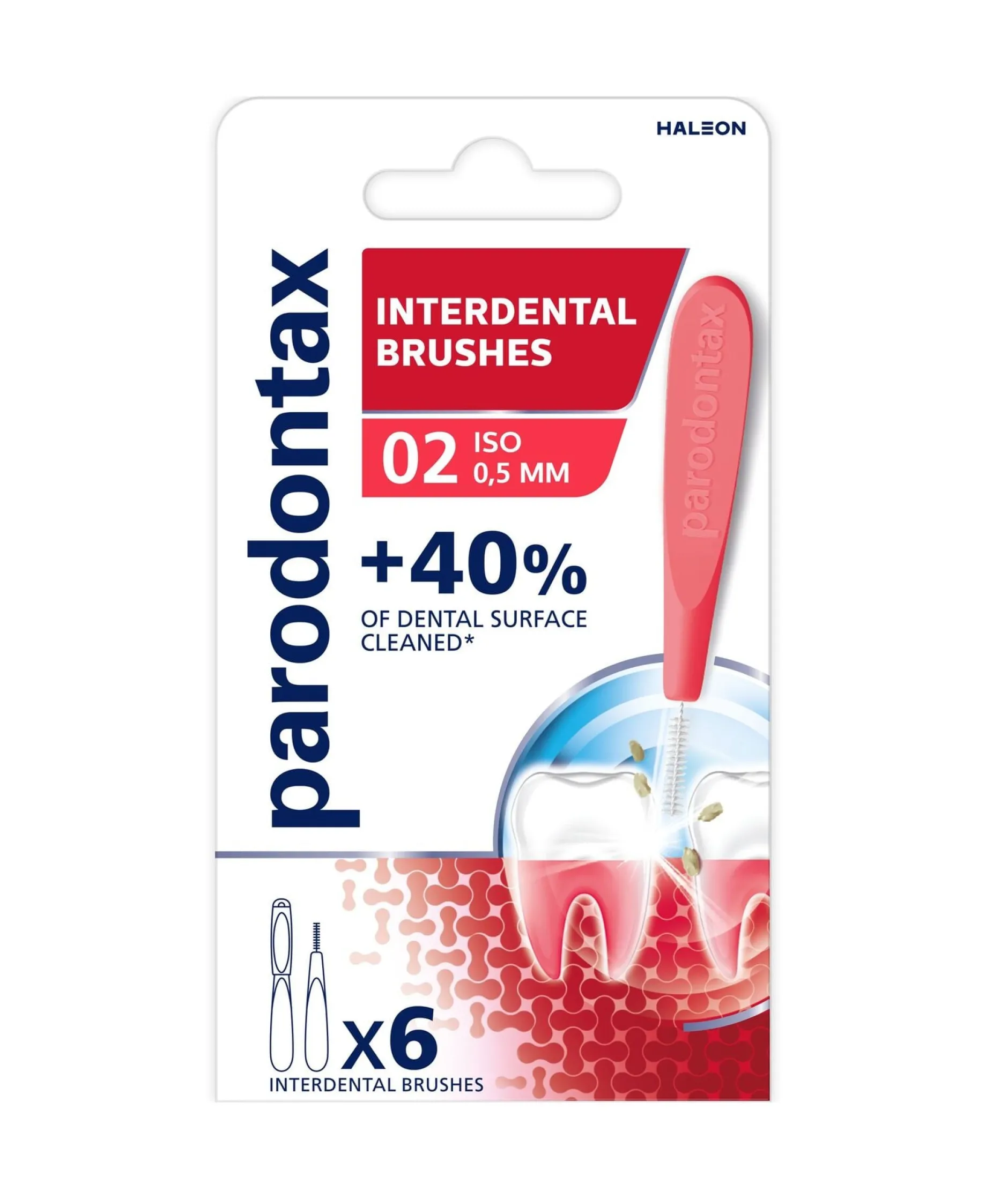 Parodontax Mellanrumsborste 0,5mm 6st