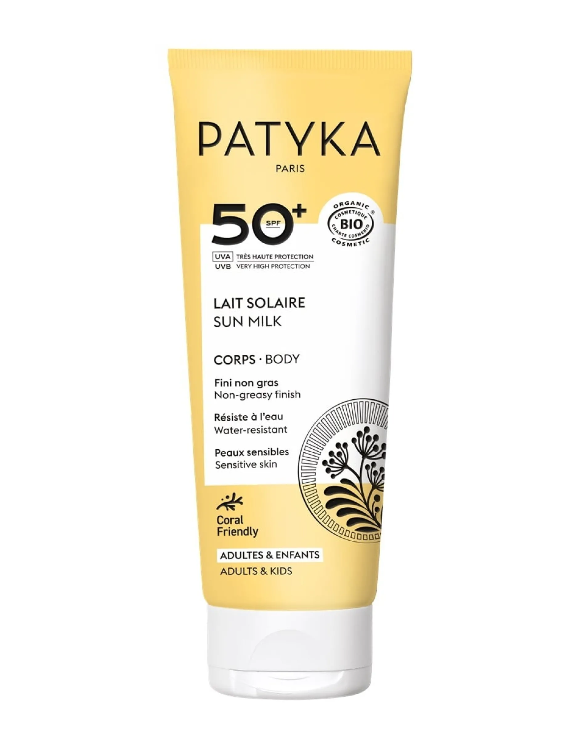 Patyka Body Sun Milk SPF50 100ml