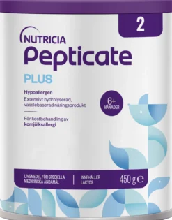 Pepticate Plus Tillskottsnäring vid mjölkproteinallergi 6+ månader 450g