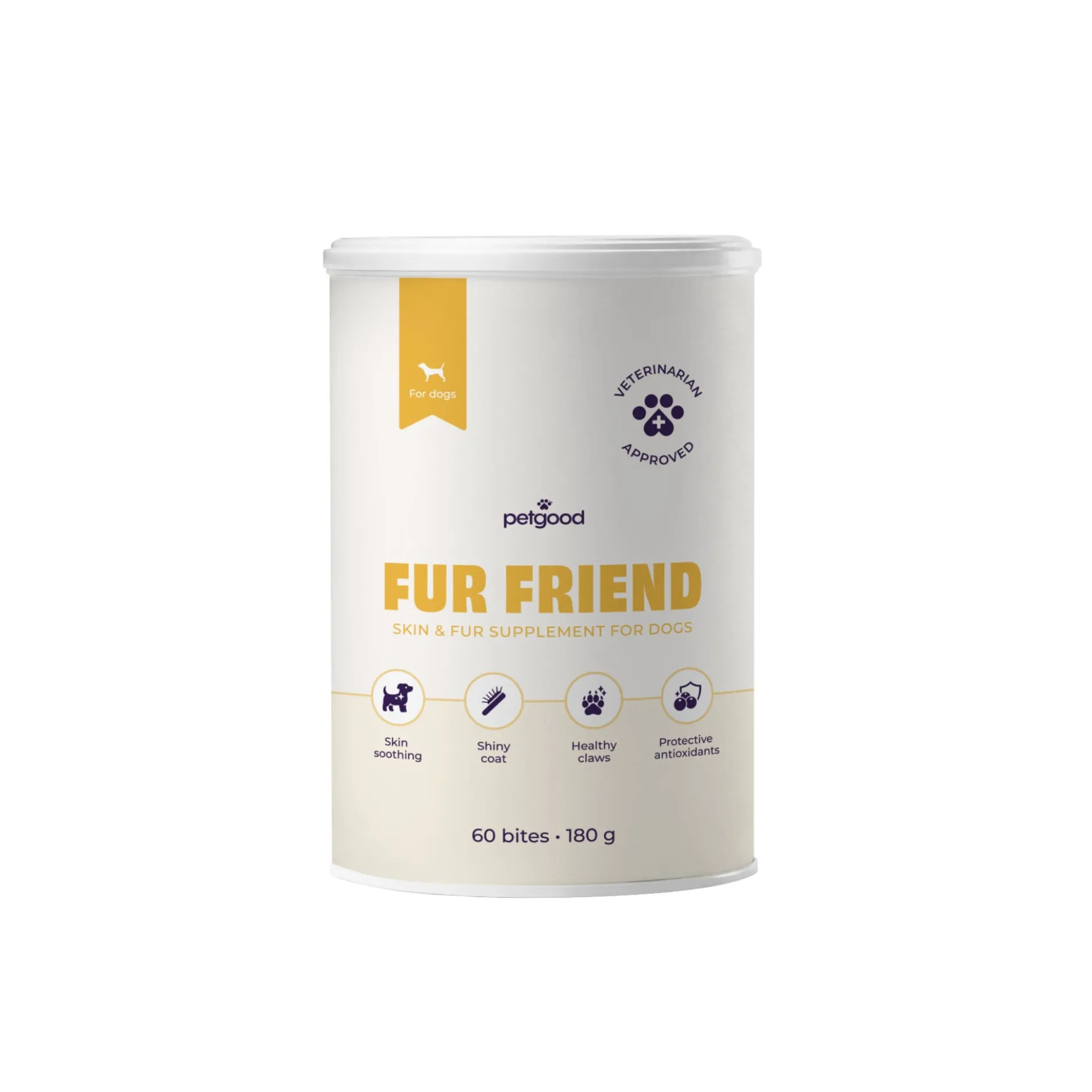 Petgood Fur Friend - Insektsbaserat Kosttillskott För Hundar 180 g
