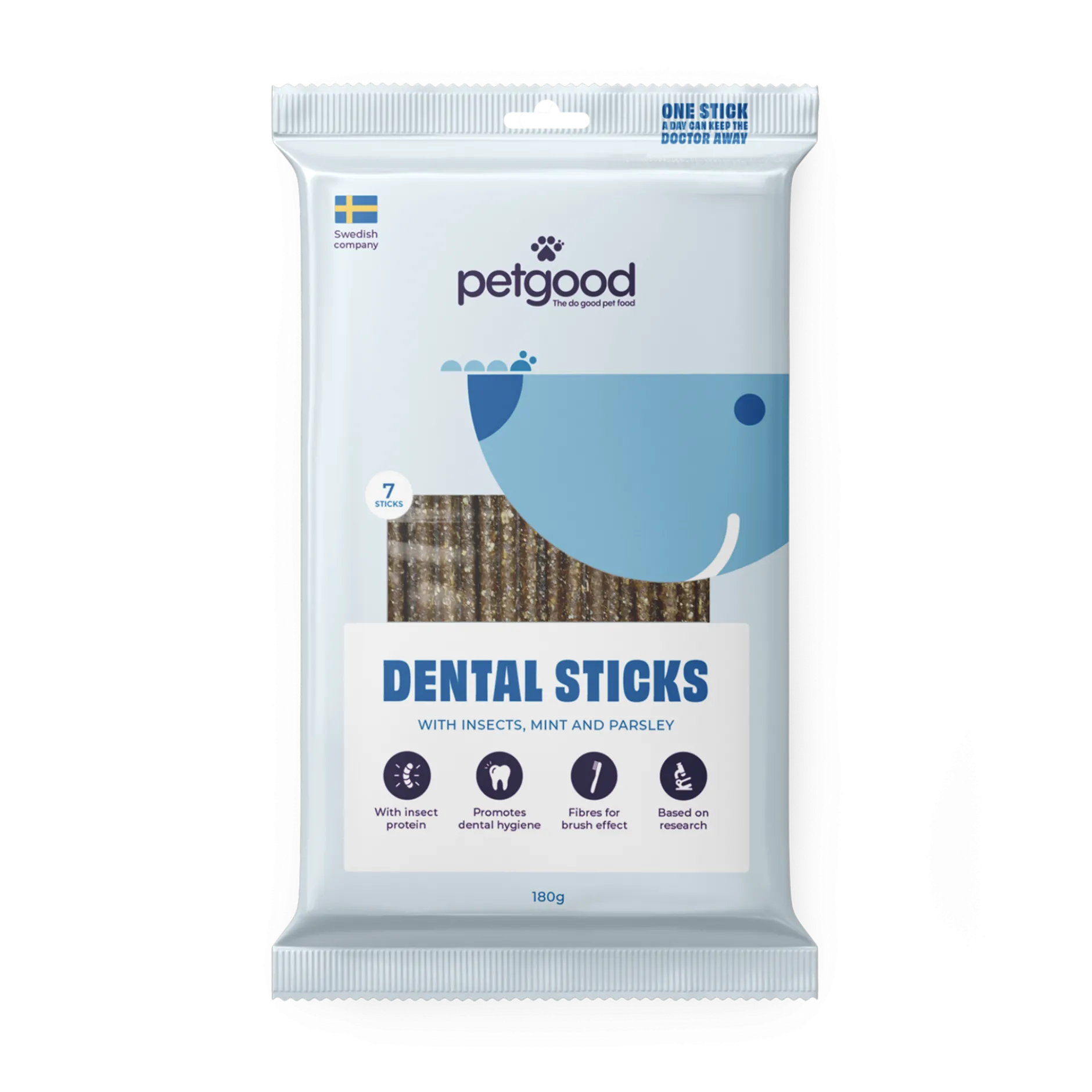Petgood Insektsbaserade Dental Sticks 180 g
