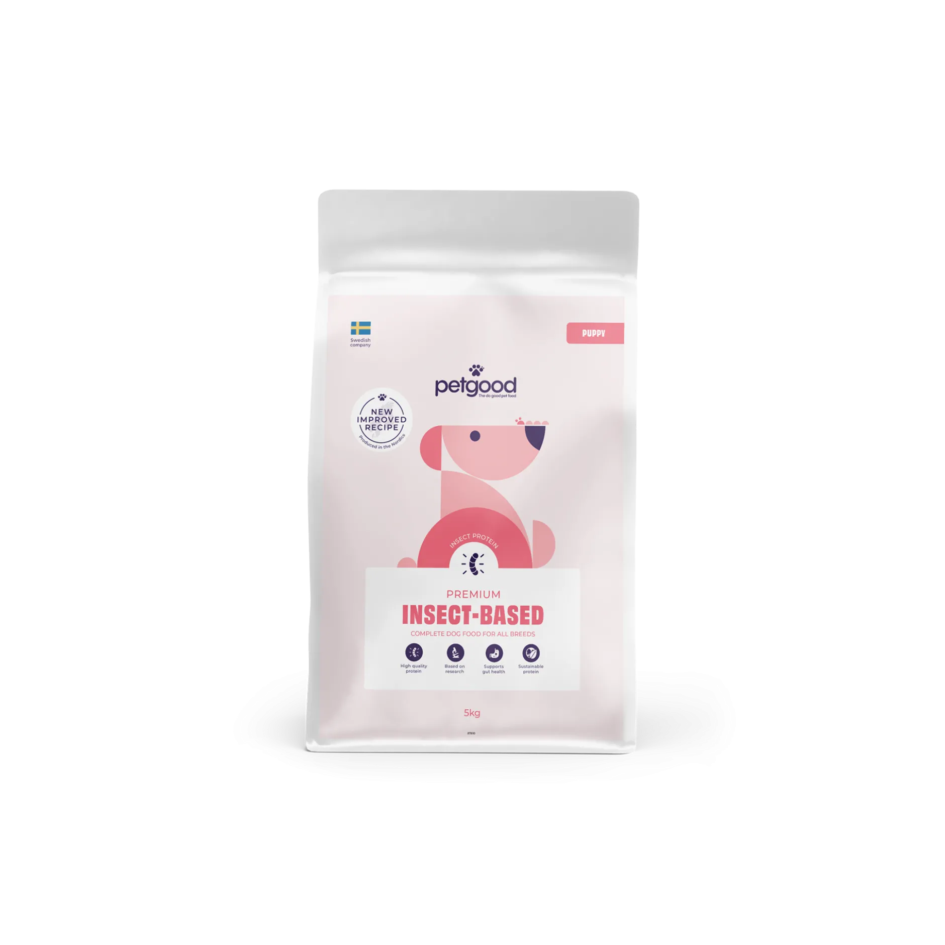 Petgood Insektsbaserat Premiumfoder Valp 5 kg