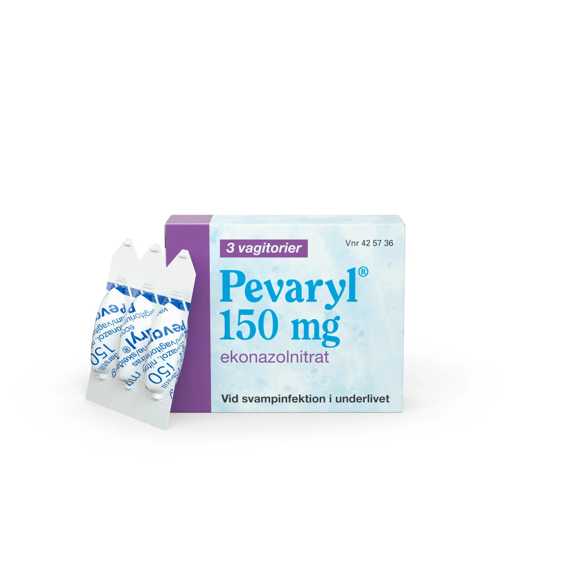 Pevaryl Vagitorier 150 mg 3 st