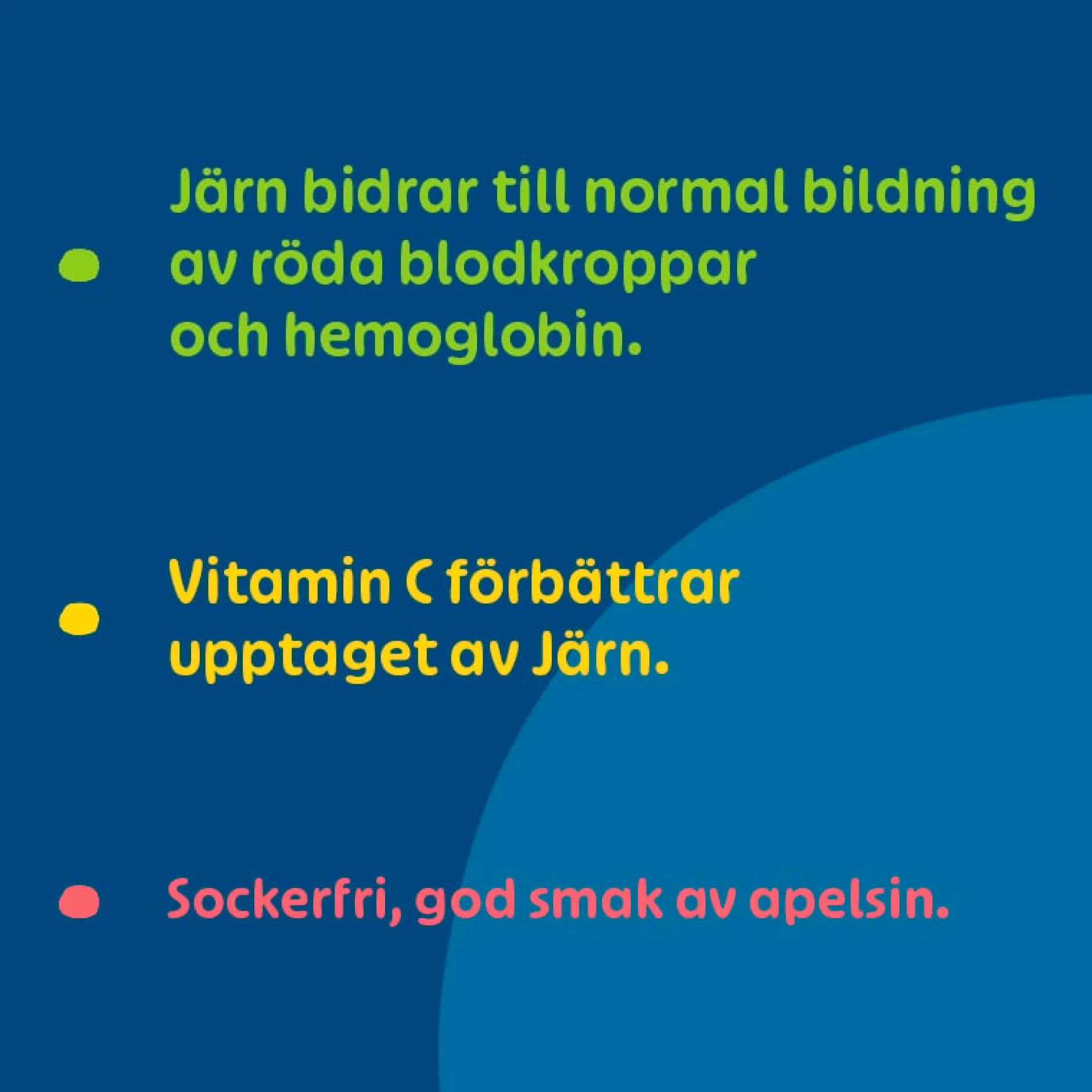 Pharbio Järn + Vitamin C 90 tuggtabletter