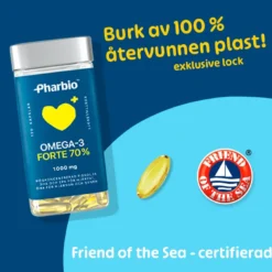 Pharbio Omega-3 Forte 120 kapslar