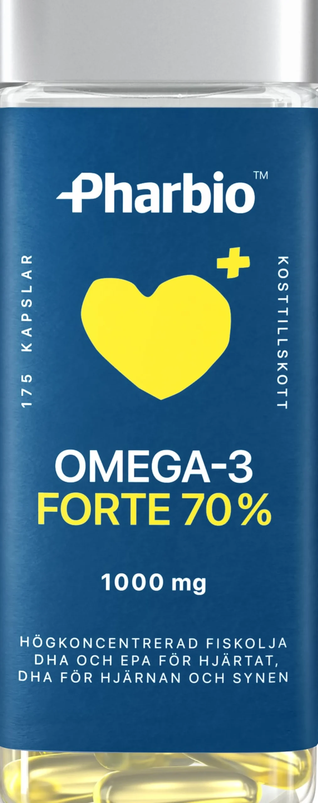 Pharbio Omega-3 Forte 1000mg 175 kapslar