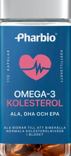 Pharbio Omega-3 Kolesterol 110 st
