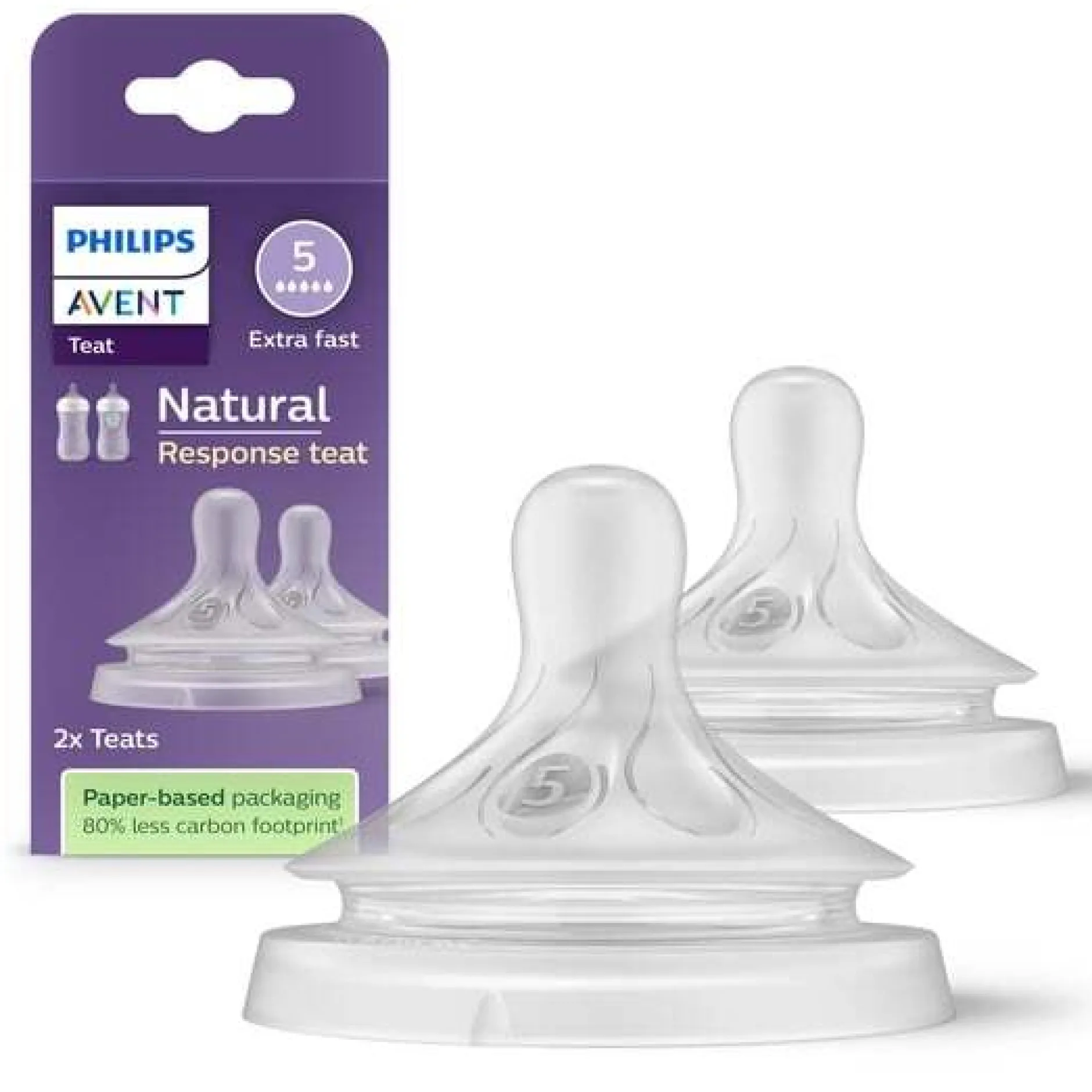 Philips Avent Natural Response dinapp Flöde 5 (6m+) 2 st