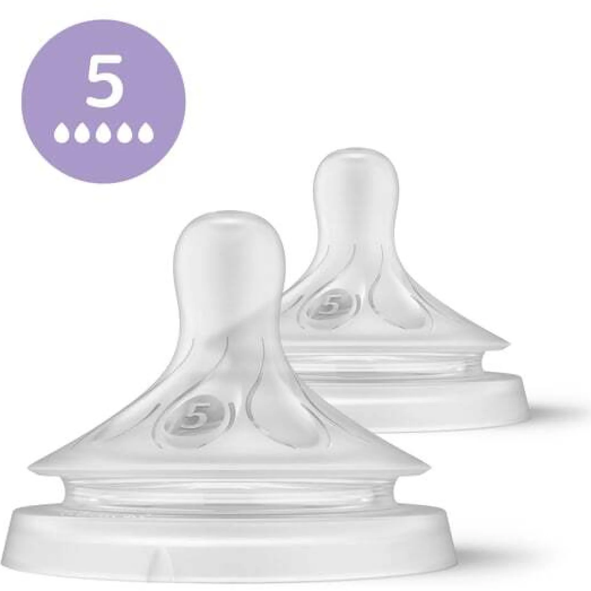 Philips Avent Natural Response dinapp Flöde 5 (6m+) 2 st