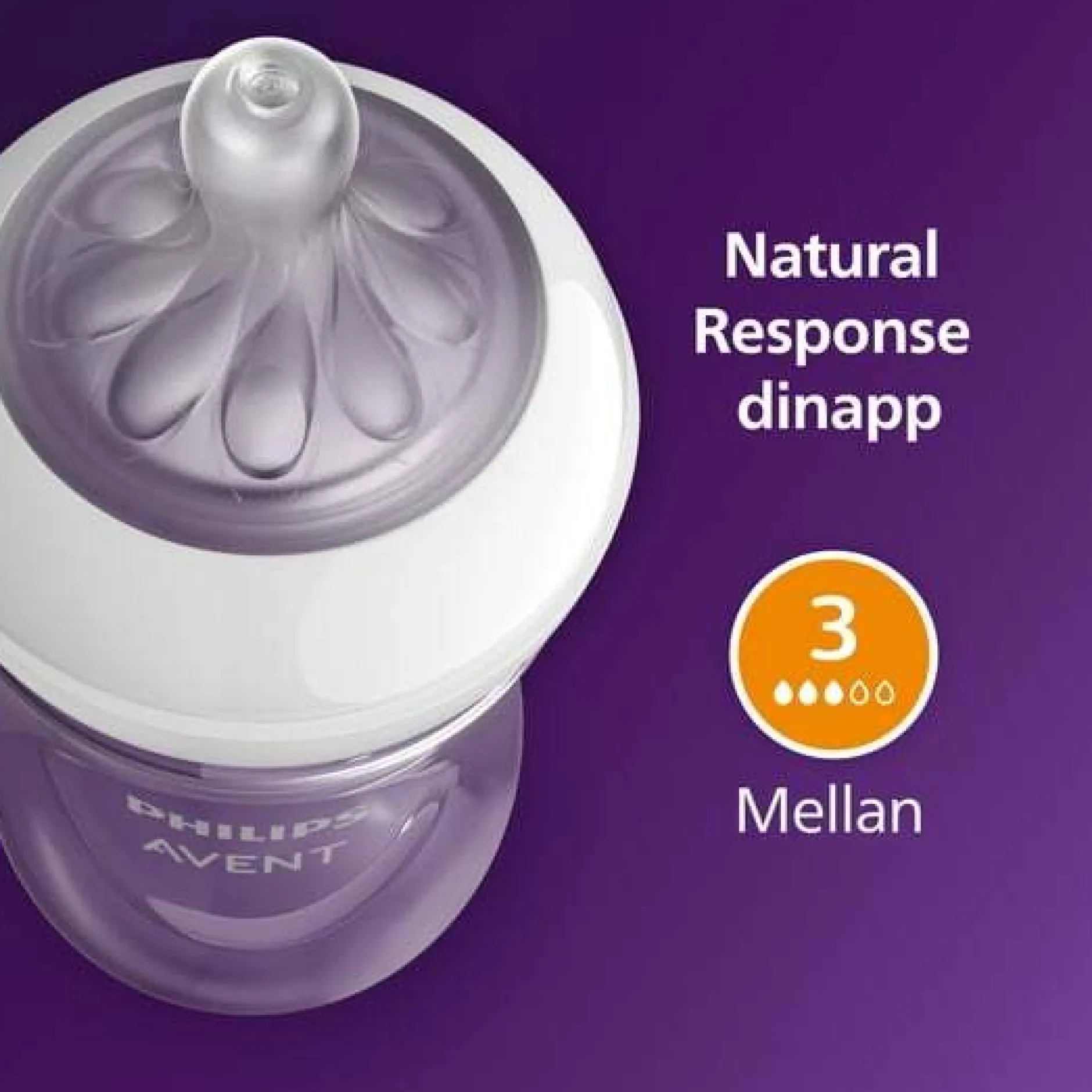Philips Avent Natural Response Nappflaska 2-pack 260ml