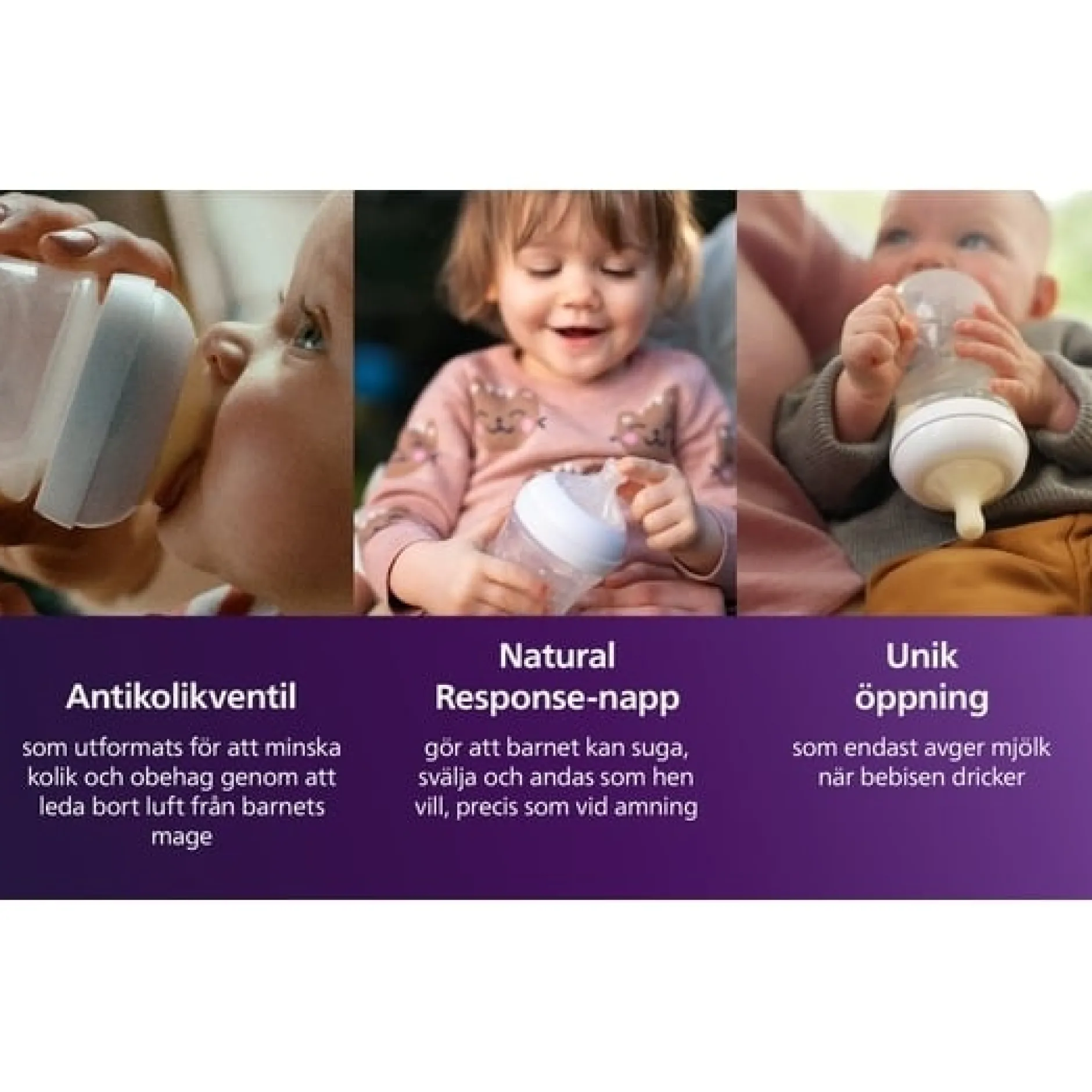 Philips Avent Natural Response Nappflaska 2-pack 260ml