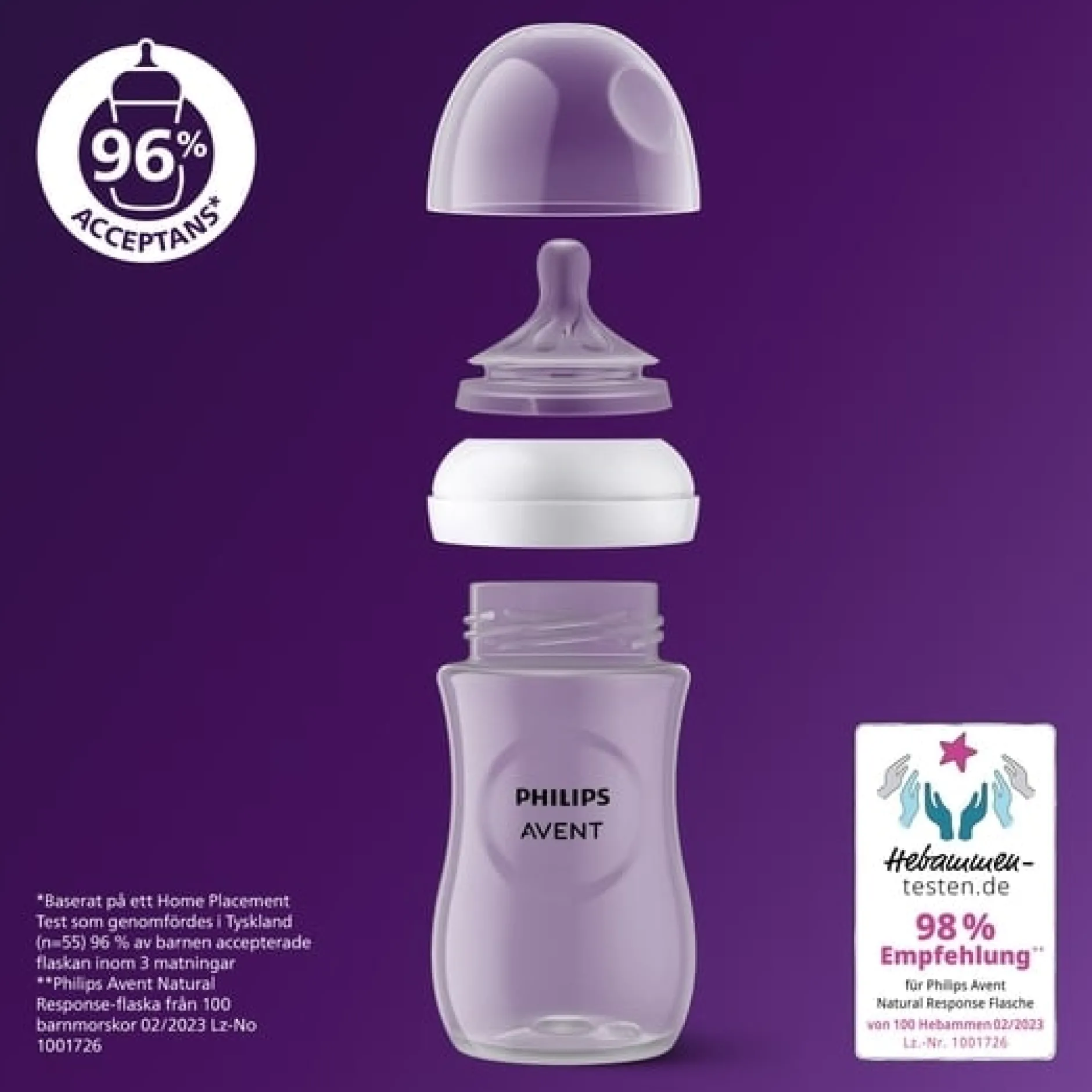 Philips Avent Natural Response Nappflaska 2-pack 260ml