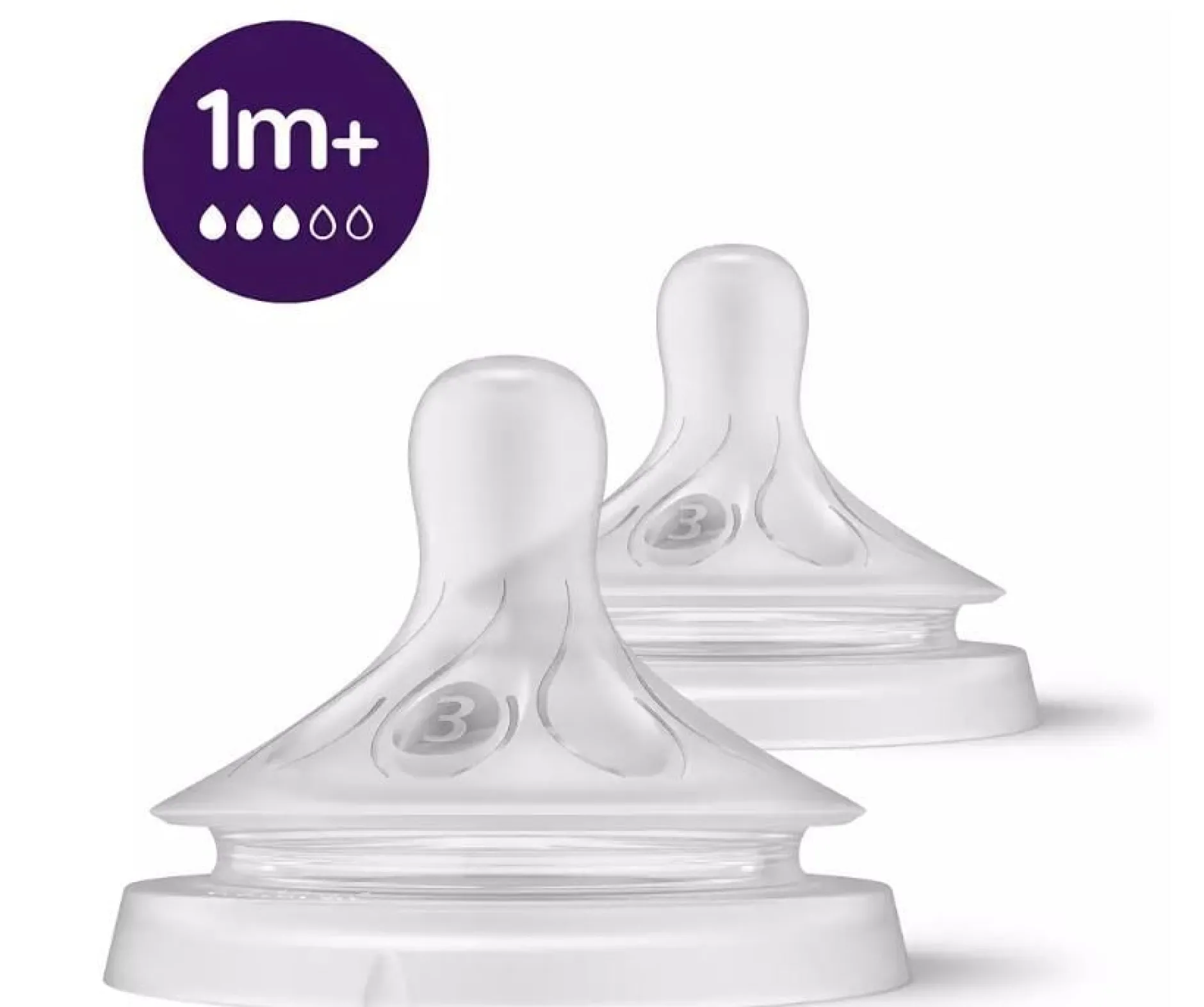 Philips Avent Natural Response dinapp Flöde 3 (1m+) 2 st